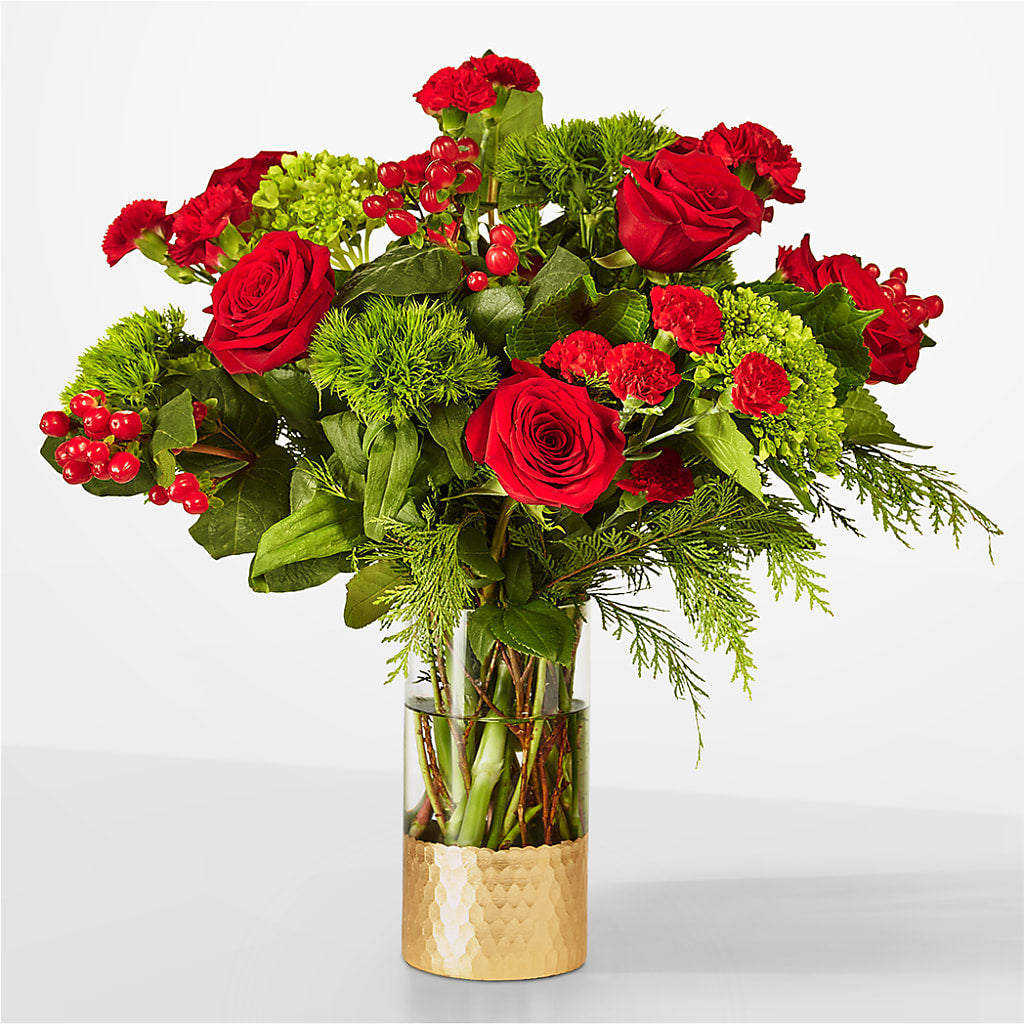 Plaid Throw Bouquet – Oliverios Florist, Bridgeport WV