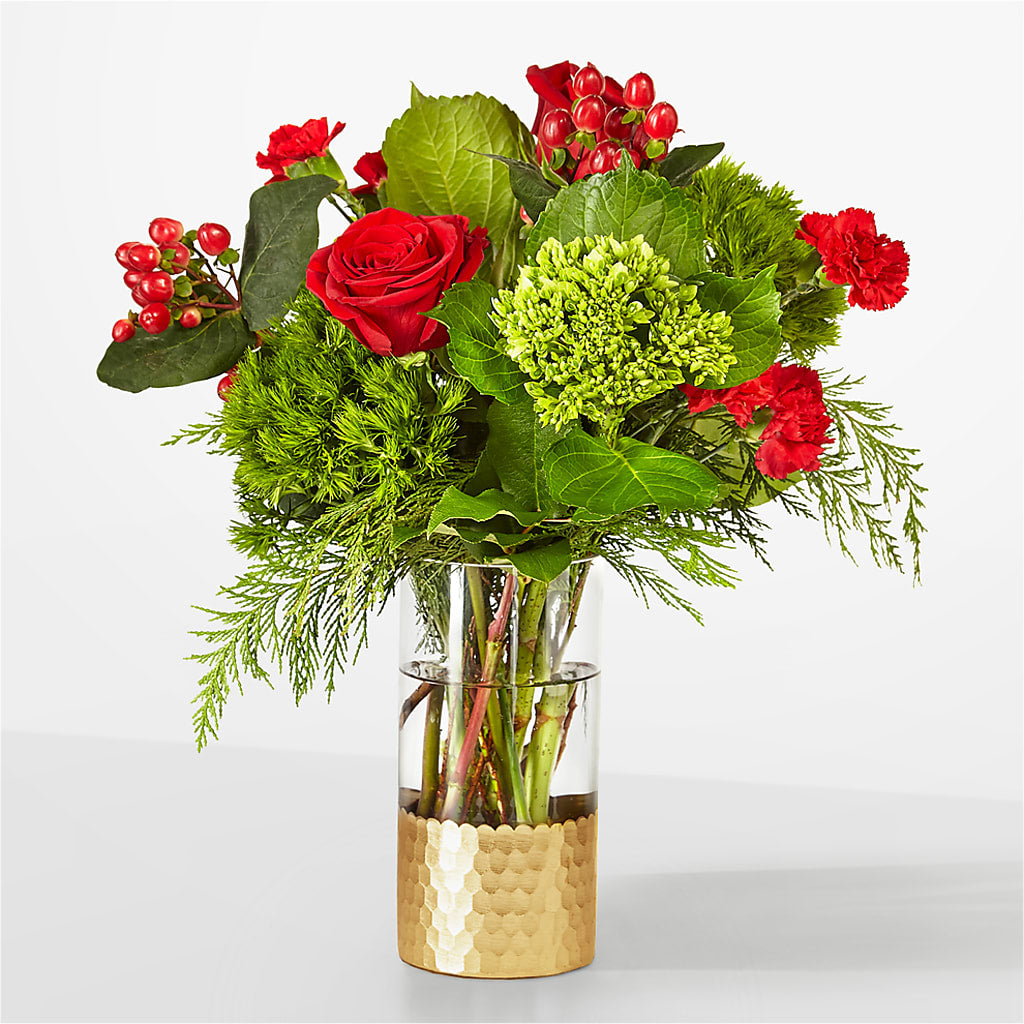Plaid Throw Bouquet – Oliverios Florist, Bridgeport WV