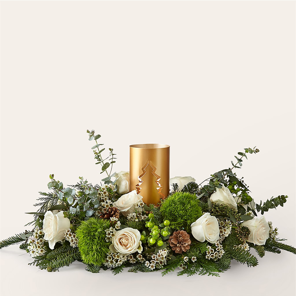 Chestnuts Roasting Centerpiece – Oliverios Florist, Bridgeport WV