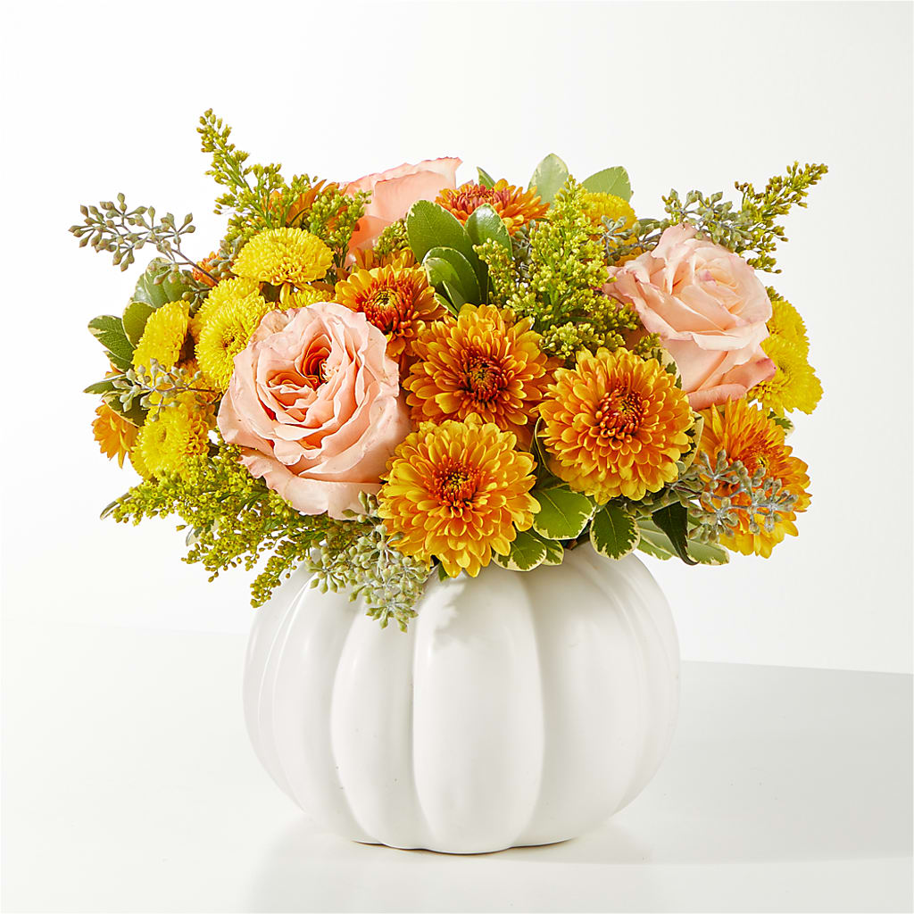 Peachy Pumpkin – Oliverios Florist, Bridgeport WV