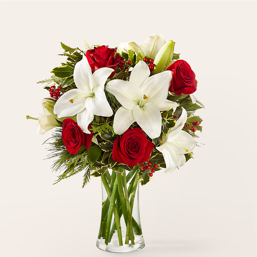 Sparkling Snowflakes Bouquet – Oliverios Florist, Bridgeport WV