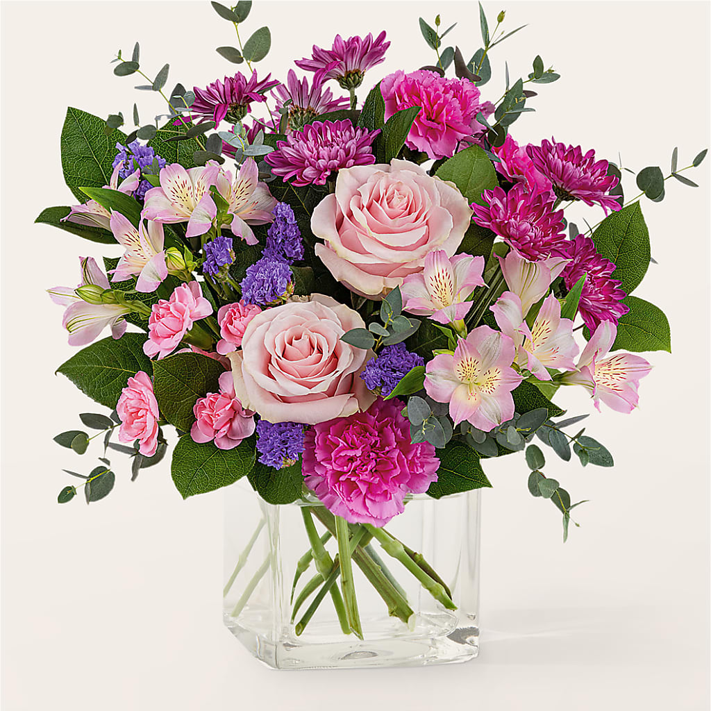 Rosy Radiance Bouquet – Oliverios Florist, Bridgeport WV