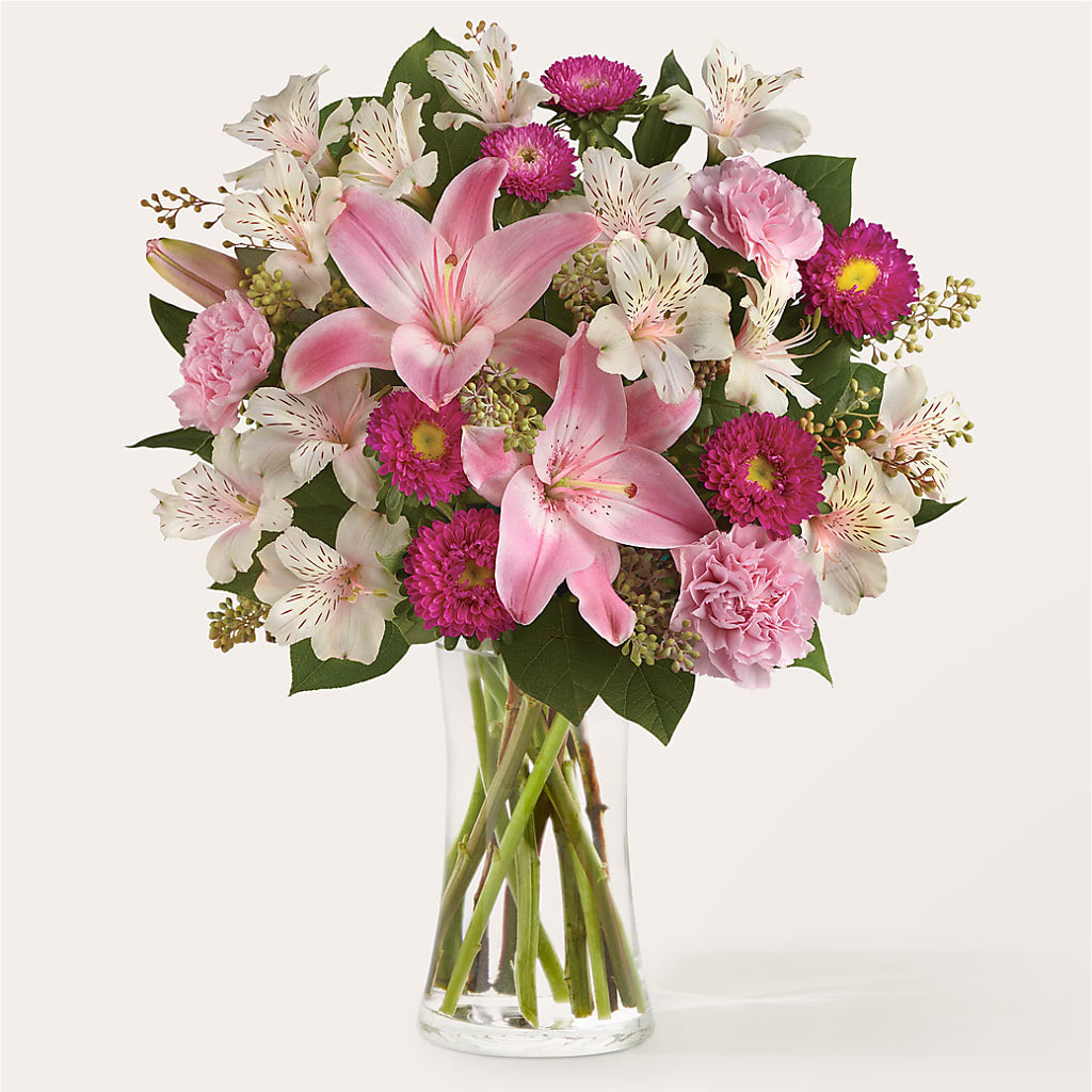 Feeling Fuchsia Bouquet – Oliverios Florist, Bridgeport WV
