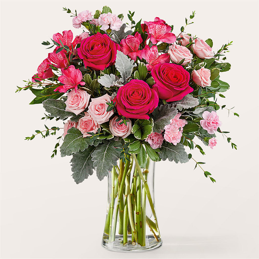 Tickled Pink Bouquet – Oliverios Florist, Bridgeport WV
