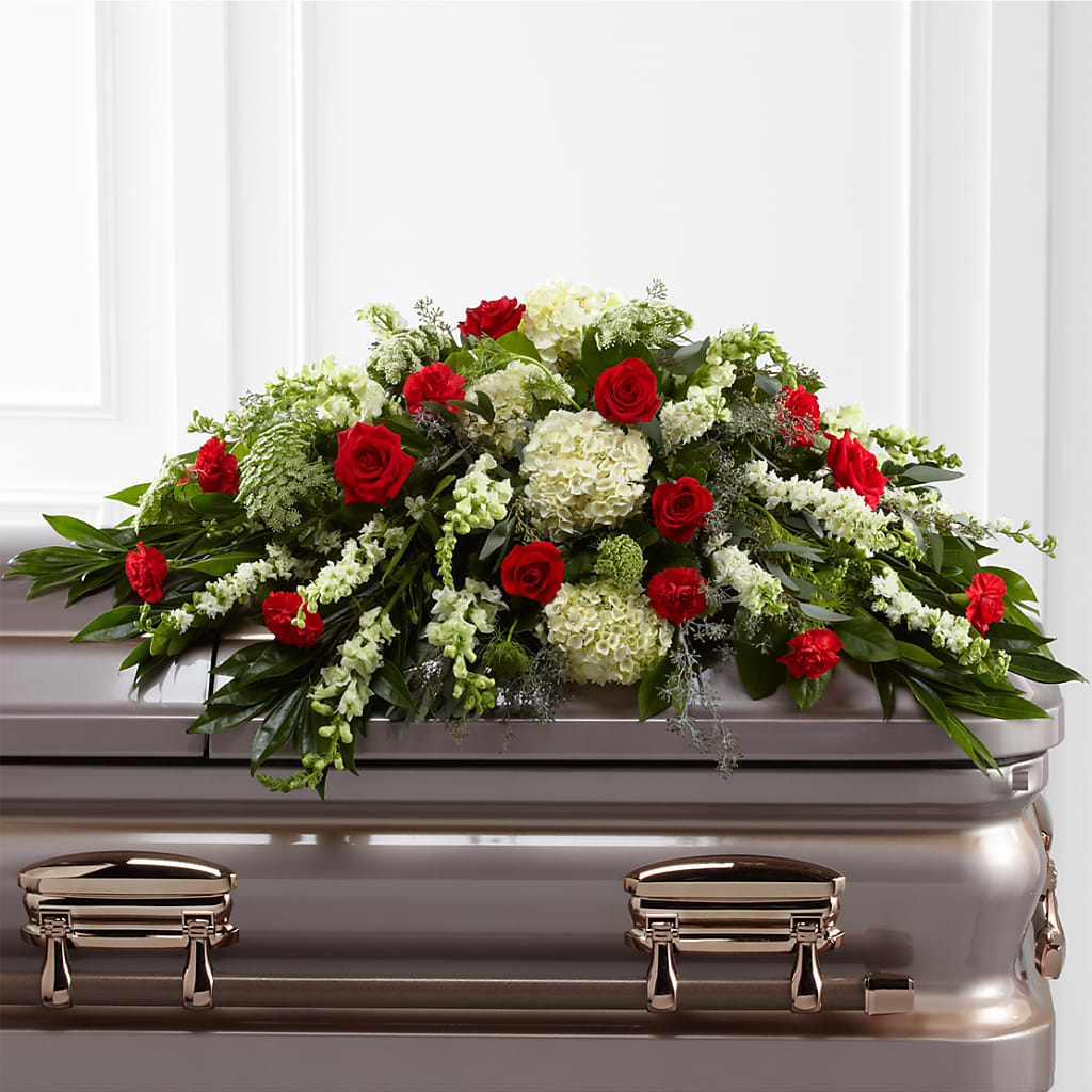 Sincerity Casket Spray – Oliverios Florist, Bridgeport WV