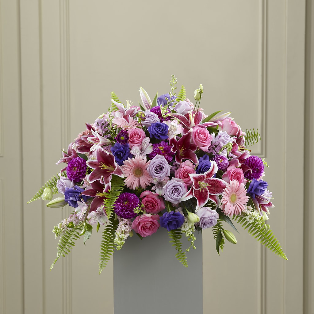 Fare Thee Well Pedestal – Oliverios Florist, Bridgeport WV