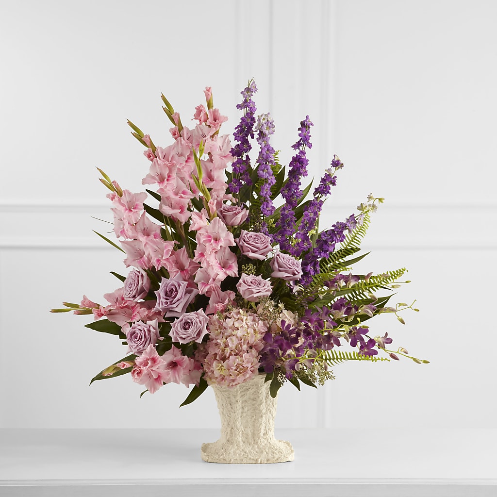 Flowing Garden Arrangement – Oliverios Florist, Bridgeport WV