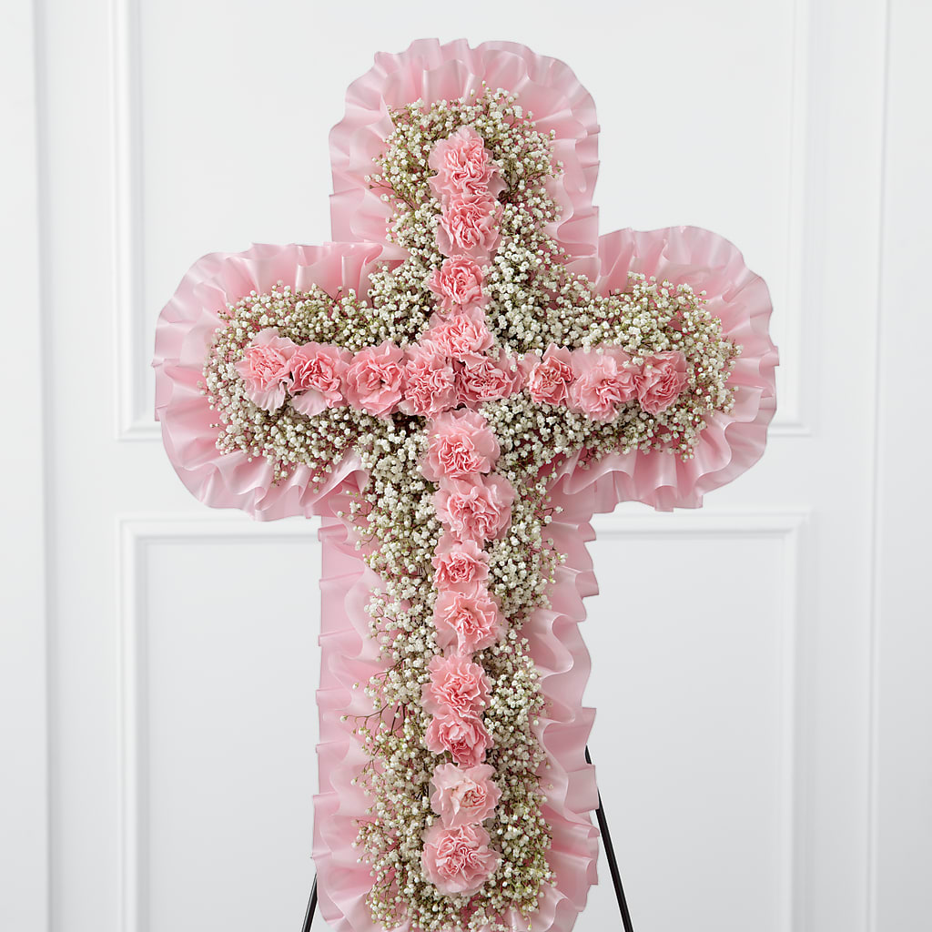 Angel's Cross Easel – Oliverios Florist, Bridgeport WV