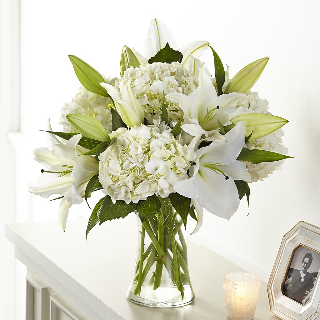 Compassionate Lily Bouquet – Oliverios Florist, Bridgeport WV