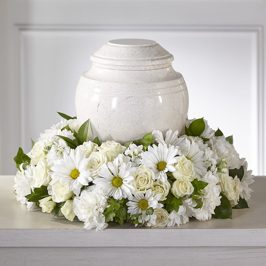 Ivory Gardens Cremation Adornment – Oliverios Florist, Bridgeport WV
