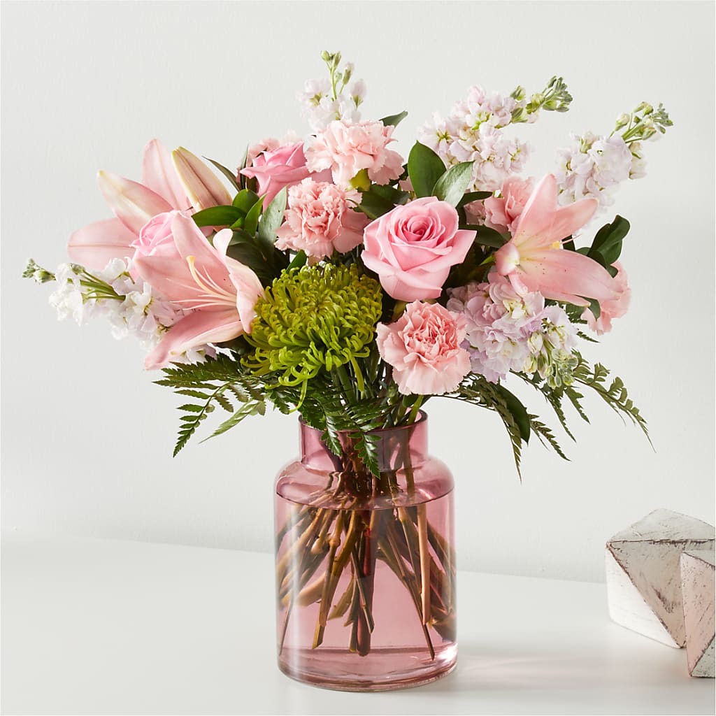 Pretty in Pink Bouquet – Oliverios Florist, Bridgeport WV