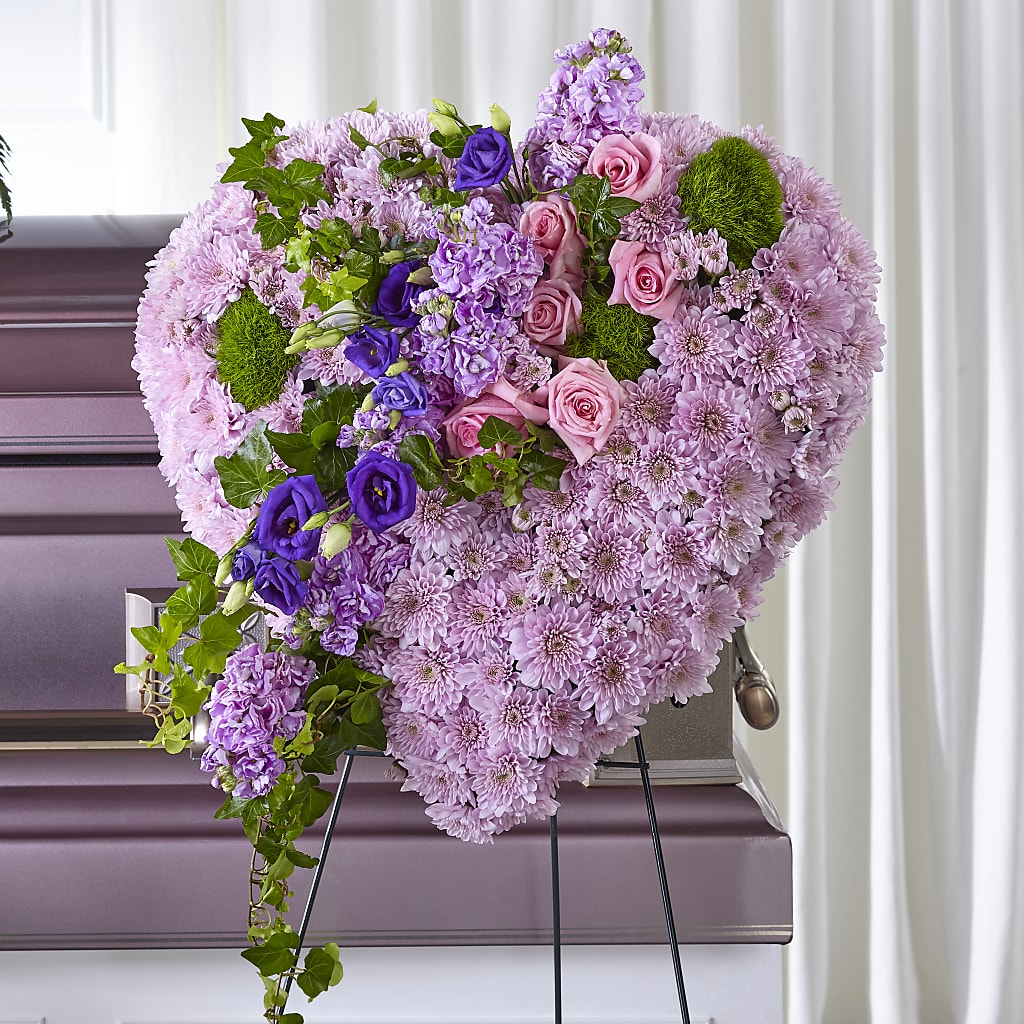 Treasured Love Standing Heart – Oliverios Florist, Bridgeport WV
