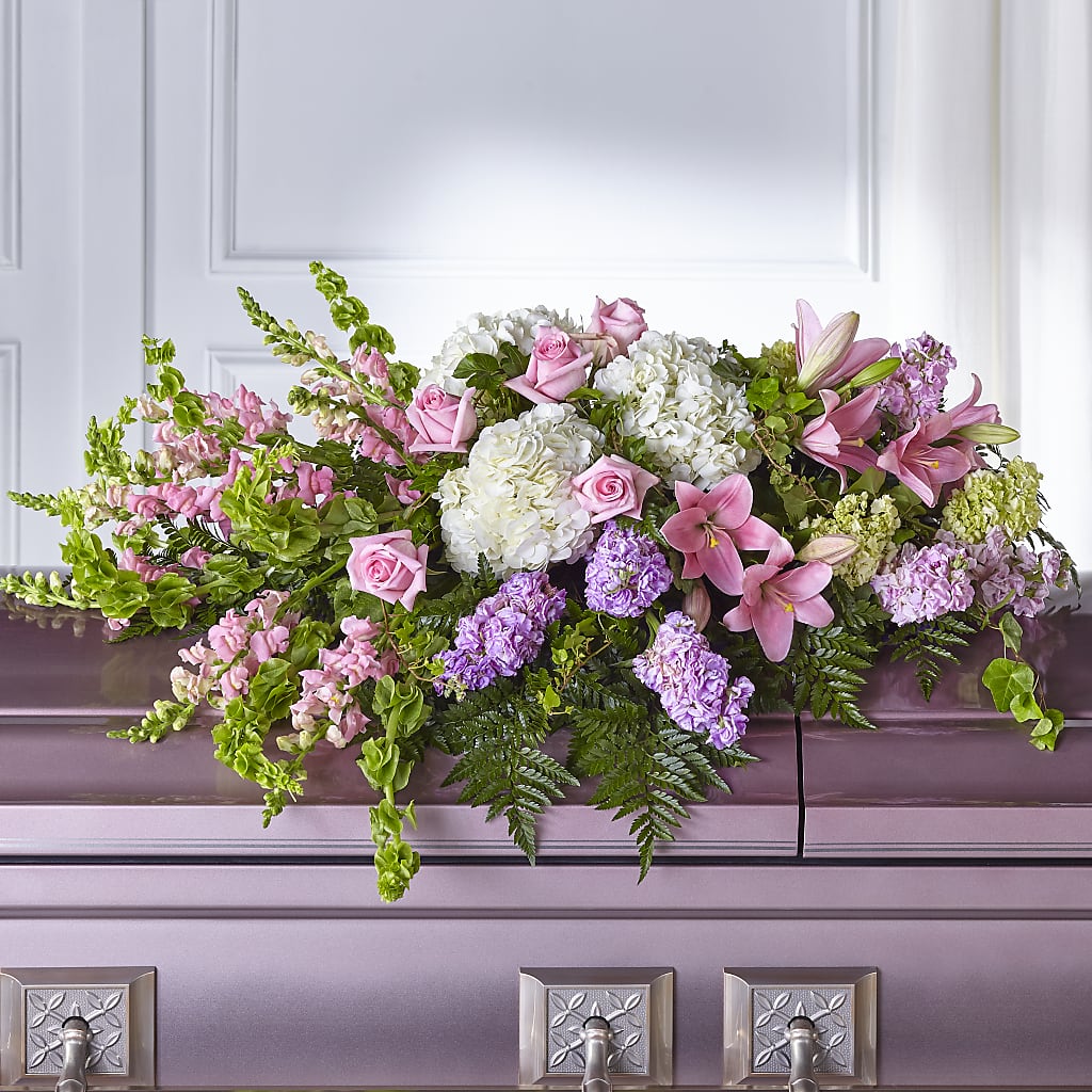 Life's Gratitude Casket Spray – Oliverios Florist, Bridgeport WV