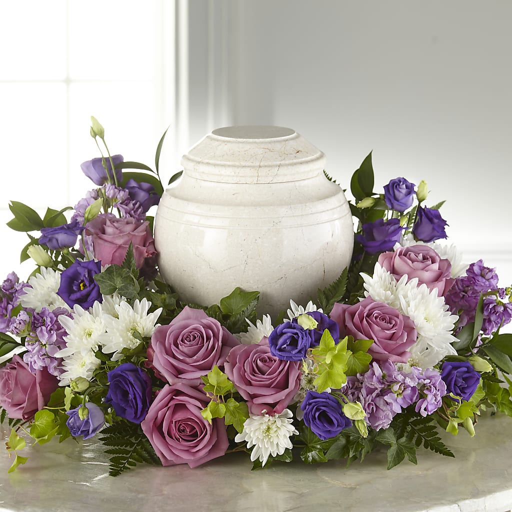Blooming Sympathy Cremation Adornment – Oliverios Florist, Bridgeport WV