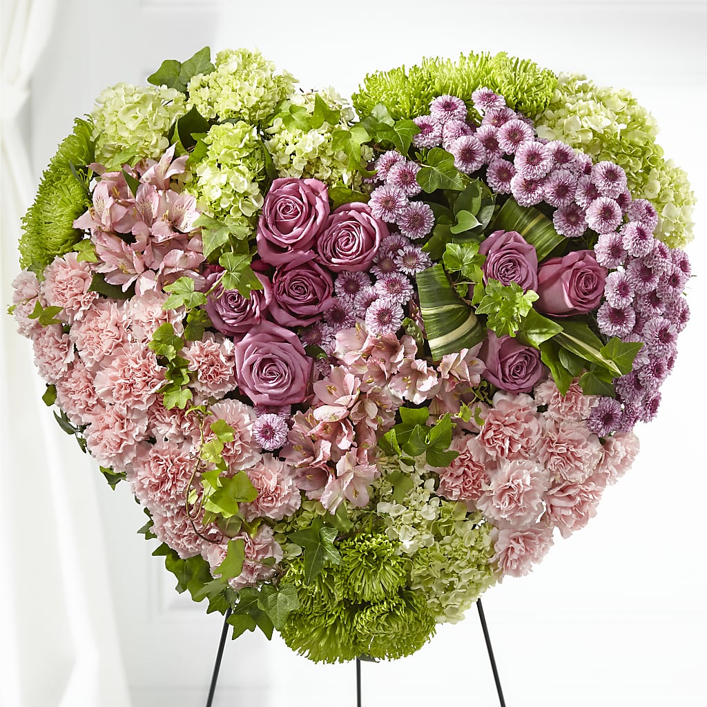 Heartwarming Standing Heart – Oliverios Florist, Bridgeport WV