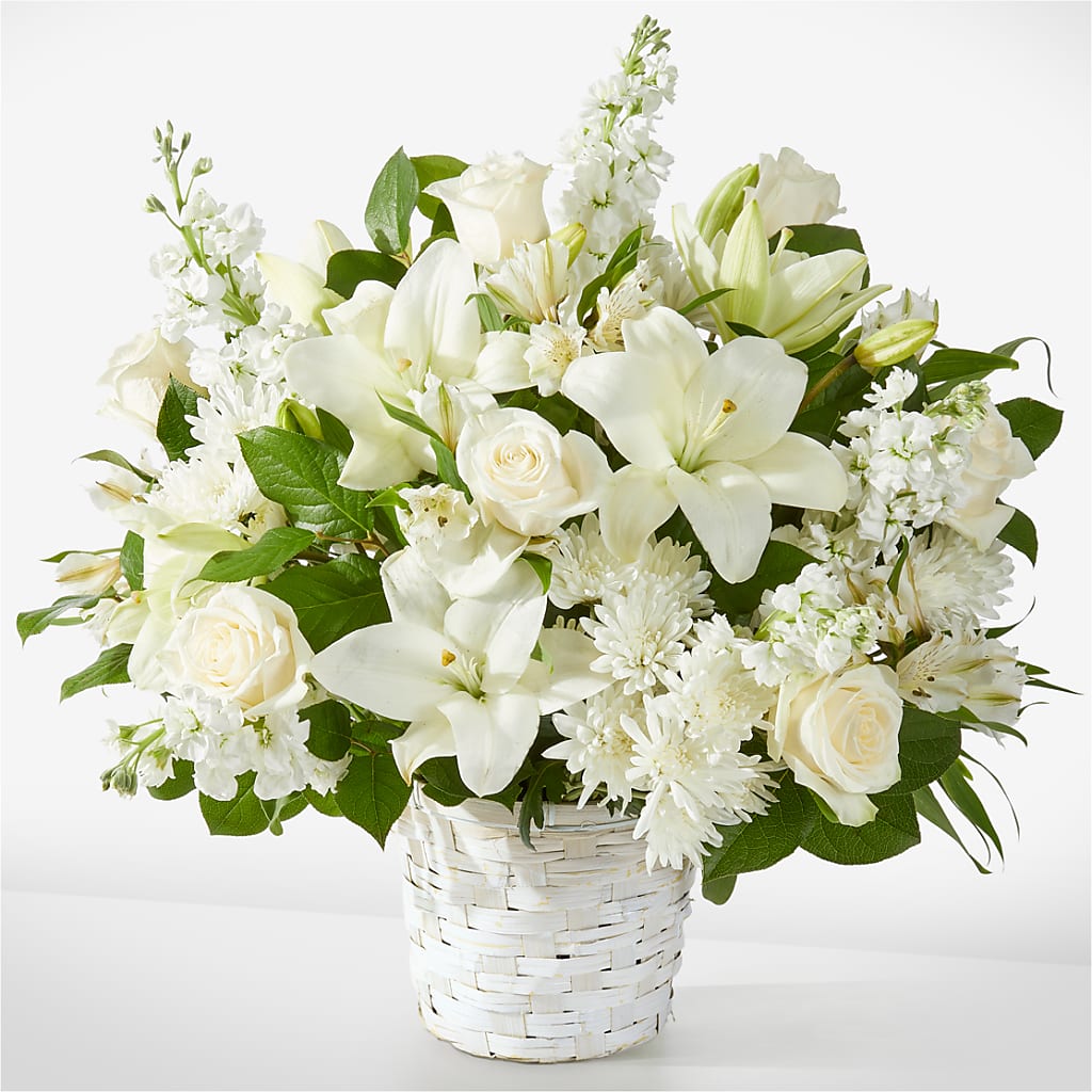 Peaceful Reflections Arrangement – Oliverios Florist, Bridgeport WV