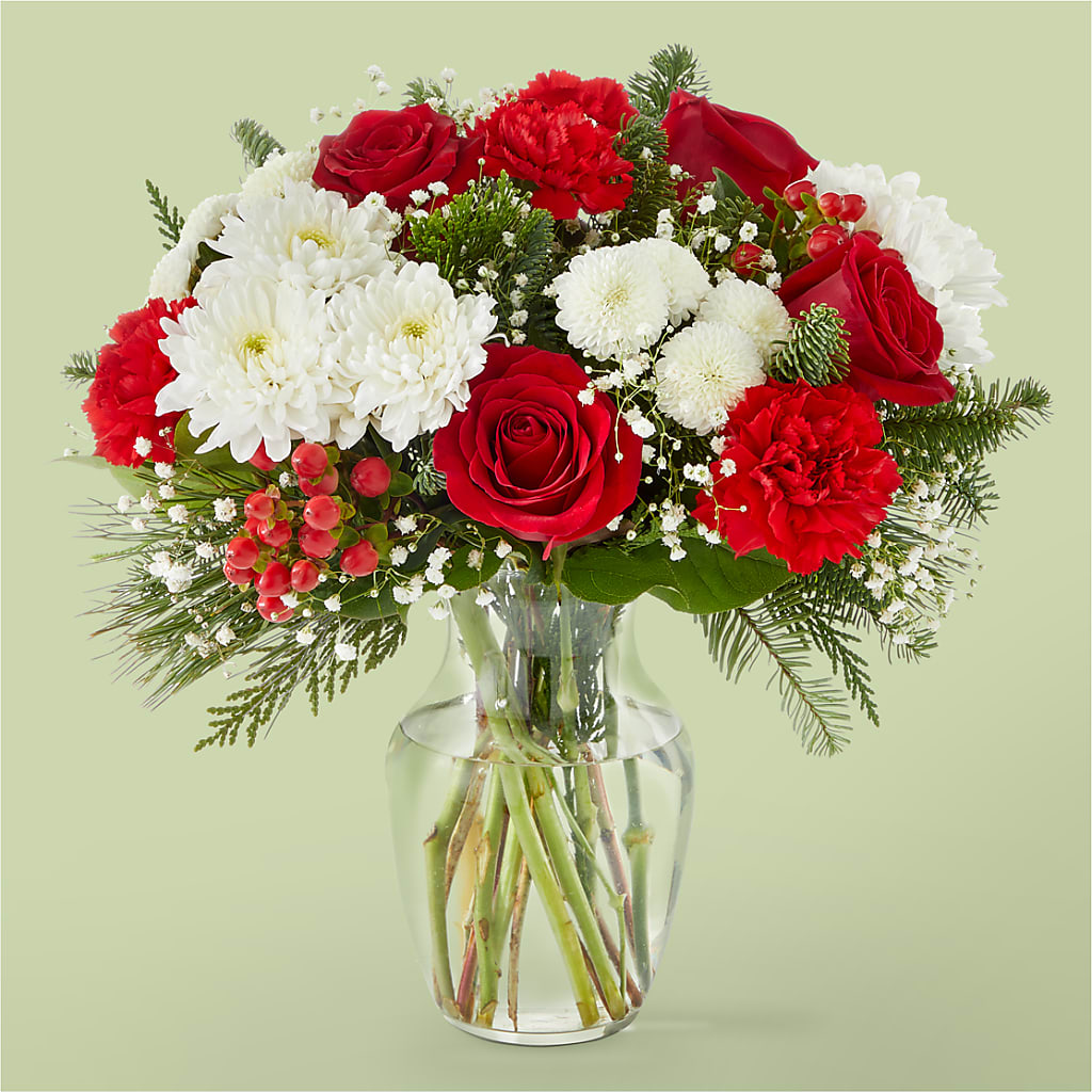 Chance of Flurries Bouquet – Oliverios Florist, Bridgeport WV