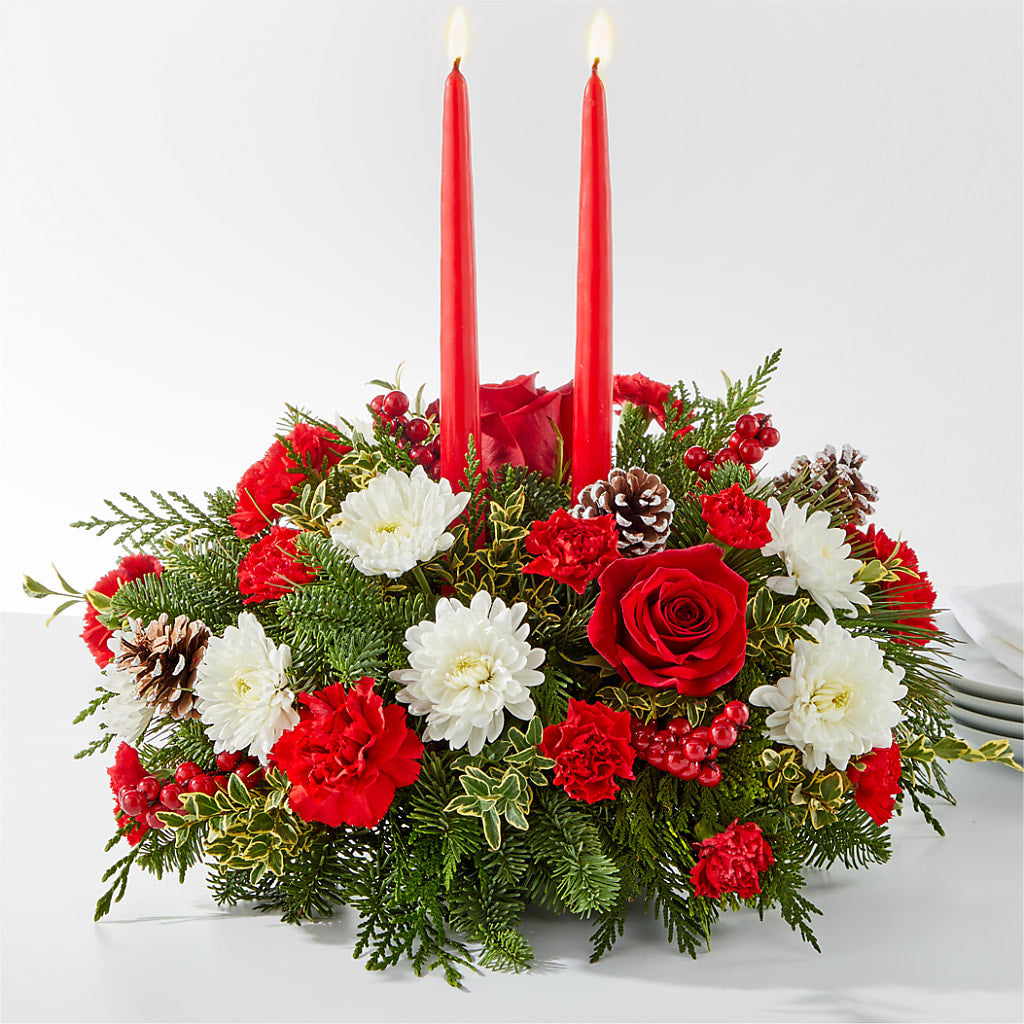 Holiday Soiree Centerpiece – Oliverios Florist, Bridgeport WV