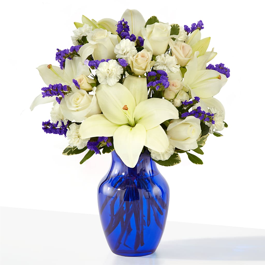 Sapphire Rush Bouquet – Oliverios Florist, Bridgeport WV