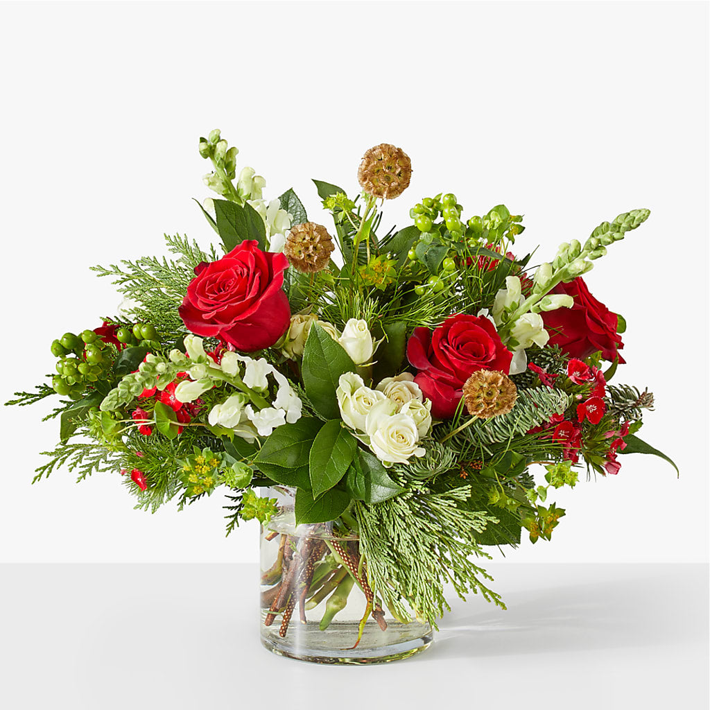 Deck the Halls Bouquet – Oliverios Florist, Bridgeport WV