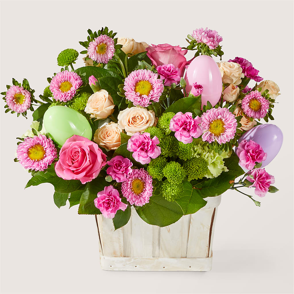 Get Eggcited Basket – Oliverios Florist, Bridgeport WV