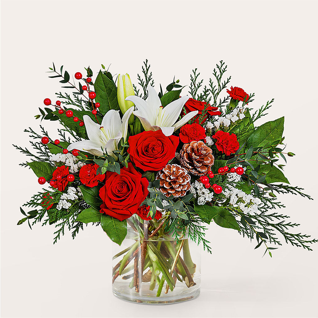Best in Snow Bouquet – Oliverios Florist, Bridgeport WV