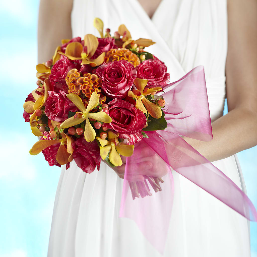 Brilliant Shades of Love Bouquet – Oliverios Florist, Bridgeport WV