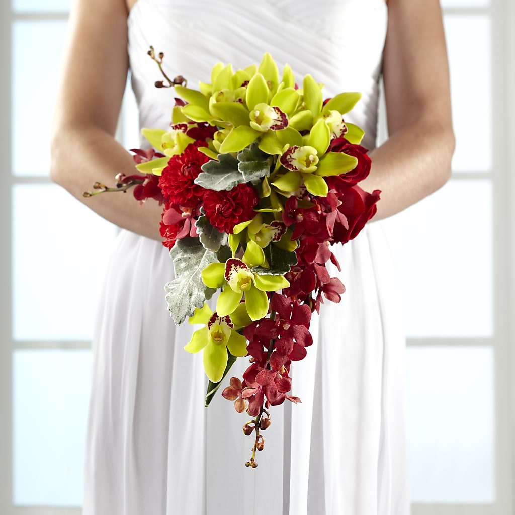 Elegant Orchid Bouquet – Oliverios Florist, Bridgeport WV