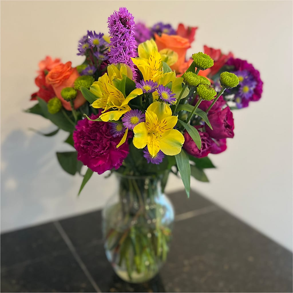 Bold & Bright – A Florist Original –  Oliverios Florist, Bridgeport WV