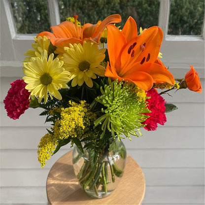 Bold & Bright – A Florist Original –  Oliverios Florist, Bridgeport WV