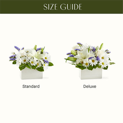 Beyond Blue Box Bouquet –  Oliverios Florist, Bridgeport WV