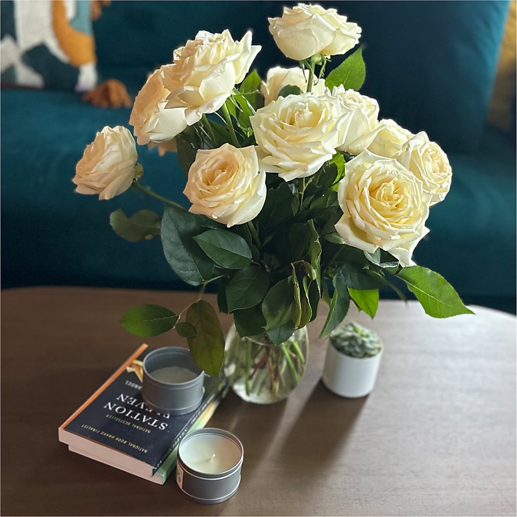 Long Stem Yellow Rose Bouquet –  Oliverios Florist, Bridgeport WV