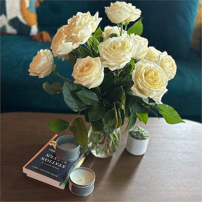 Long Stem Yellow Rose Bouquet –  Oliverios Florist, Bridgeport WV