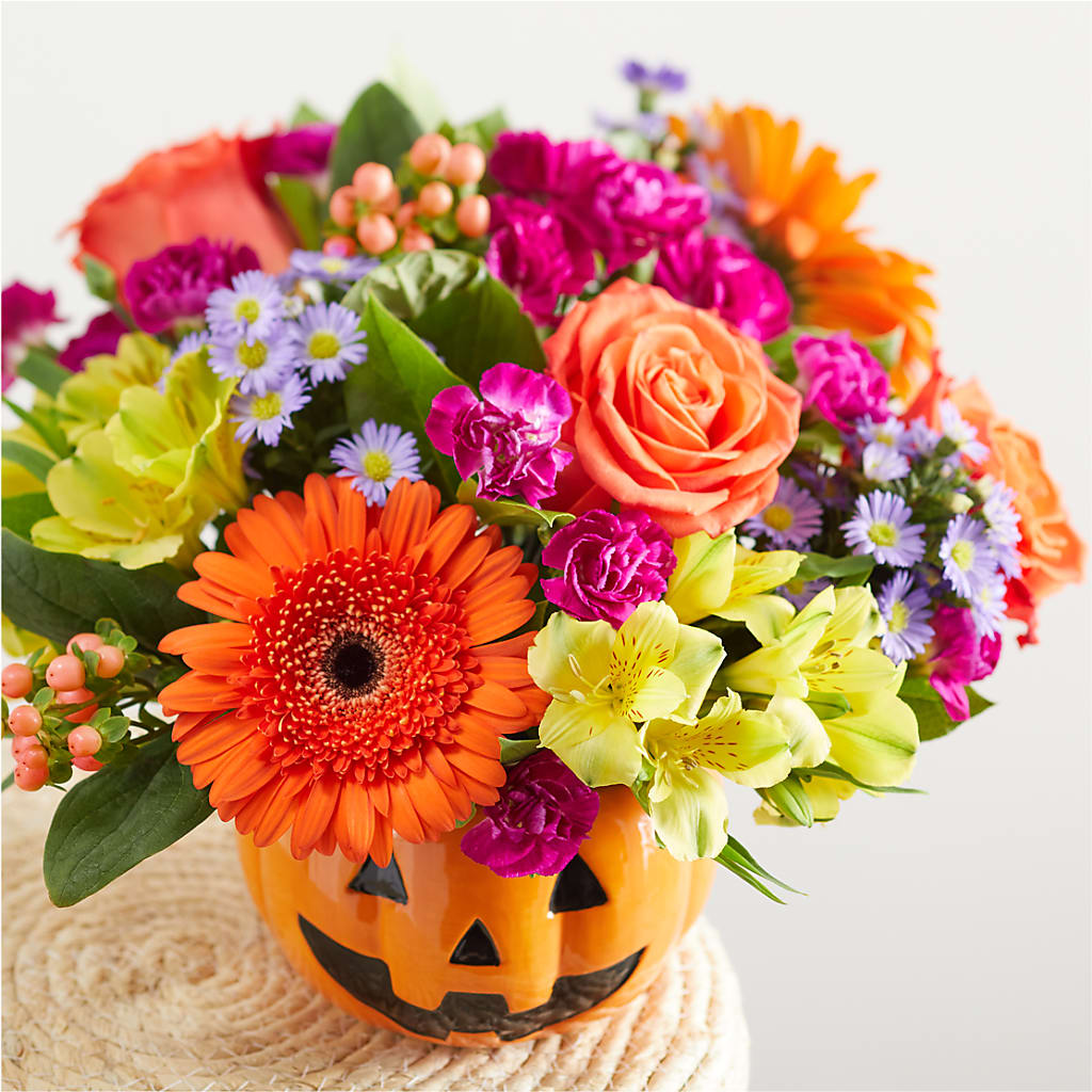 Tricks & Treats Pumpkin –  Oliverios Florist, Bridgeport WV