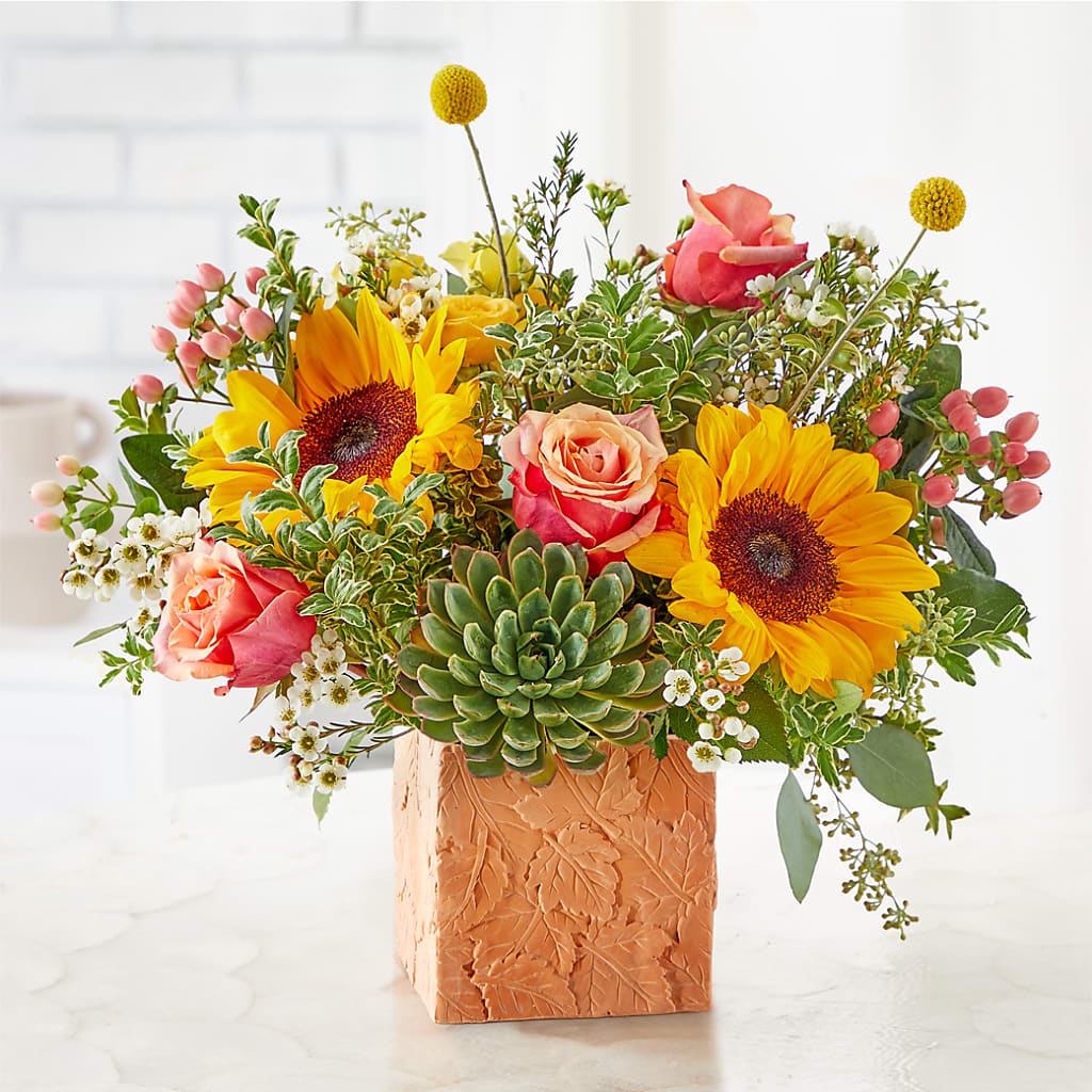 Sunflower Season Bouquet –  Oliverios Florist, Bridgeport WV