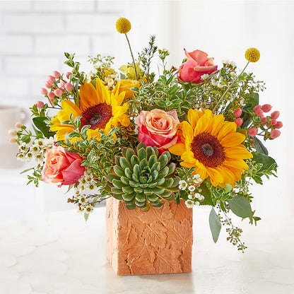 Sunflower Season Bouquet –  Oliverios Florist, Bridgeport WV