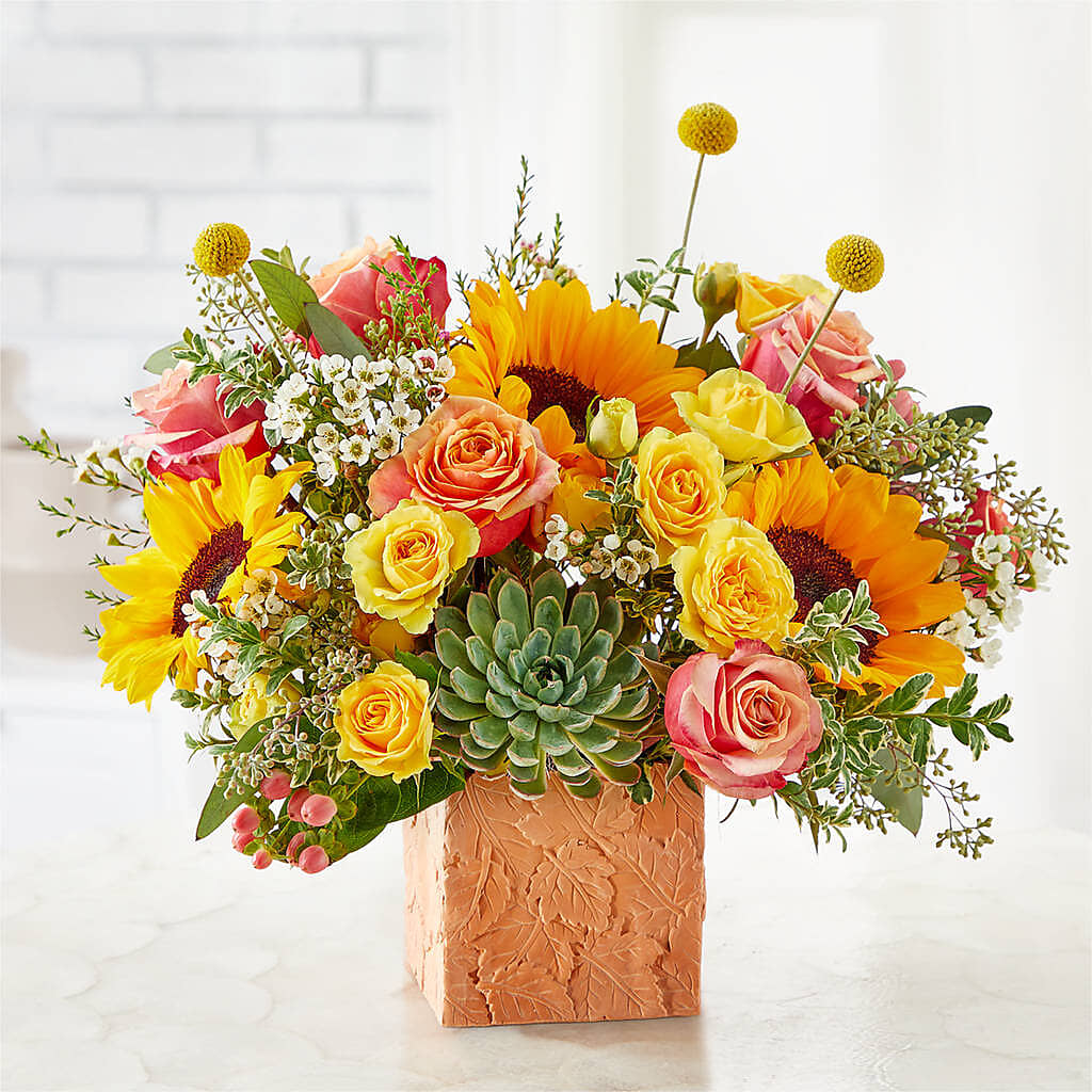 Sunflower Season Bouquet –  Oliverios Florist, Bridgeport WV
