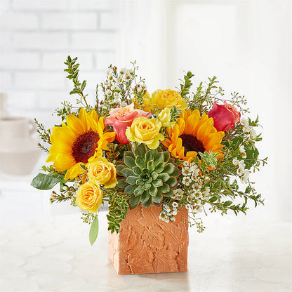 Sunflower Season Bouquet –  Oliverios Florist, Bridgeport WV