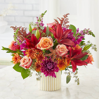 Burgundy Landscape Bouquet –  Oliverios Florist, Bridgeport WV
