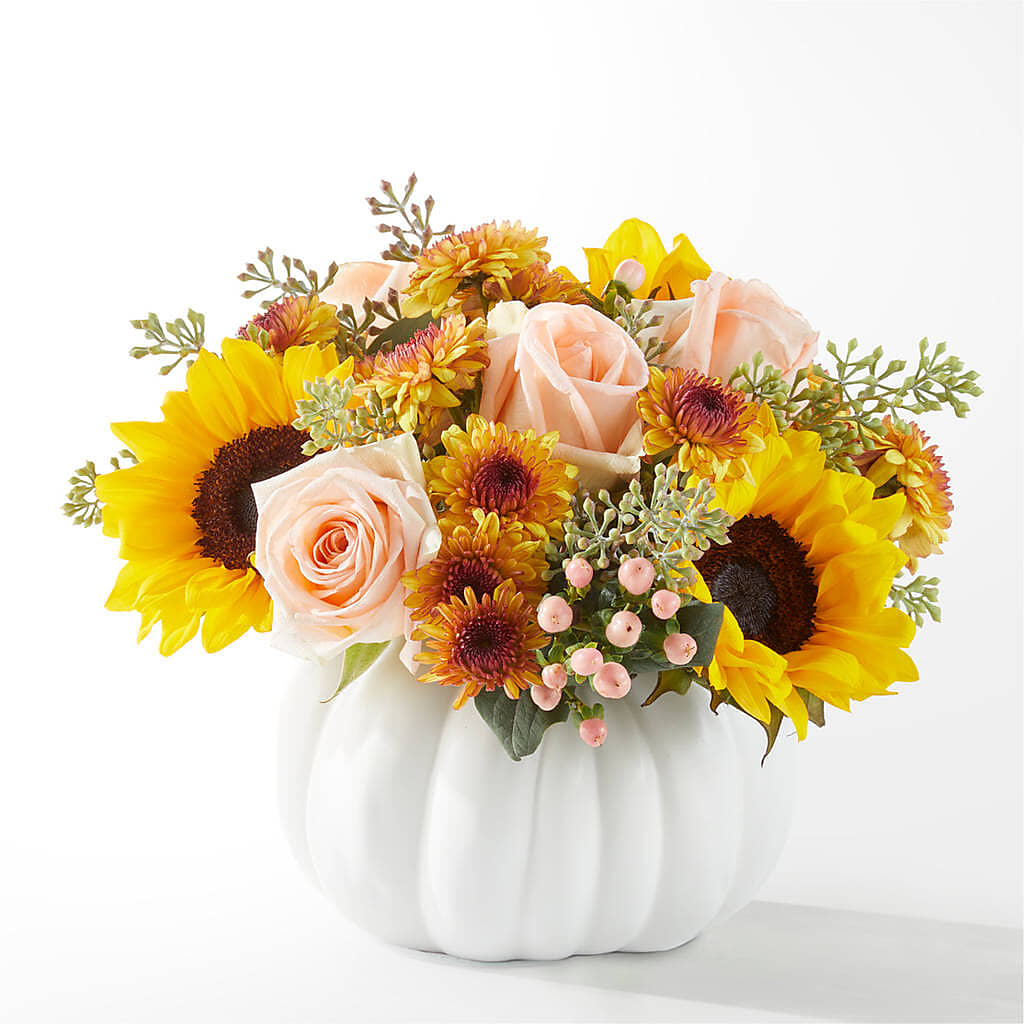 Pumpkin to Talk About Bouquet –  Oliverios Florist, Bridgeport WV