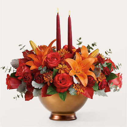 Fruits of Fall Centerpiece –  Oliverios Florist, Bridgeport WV