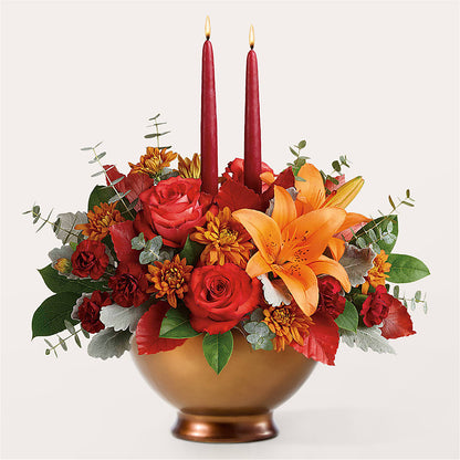 Fruits of Fall Centerpiece –  Oliverios Florist, Bridgeport WV