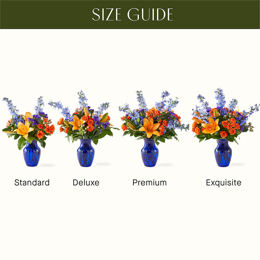 Radiant Citrus Bouquet –  Oliverios Florist, Bridgeport WV
