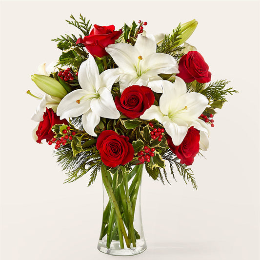Sparkling Snowflakes Bouquet –  Oliverios Florist, Bridgeport WV