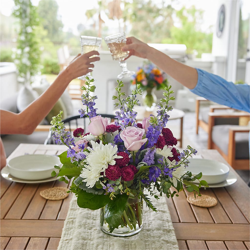 Violet Frost Bouquet –  Oliverios Florist, Bridgeport WV