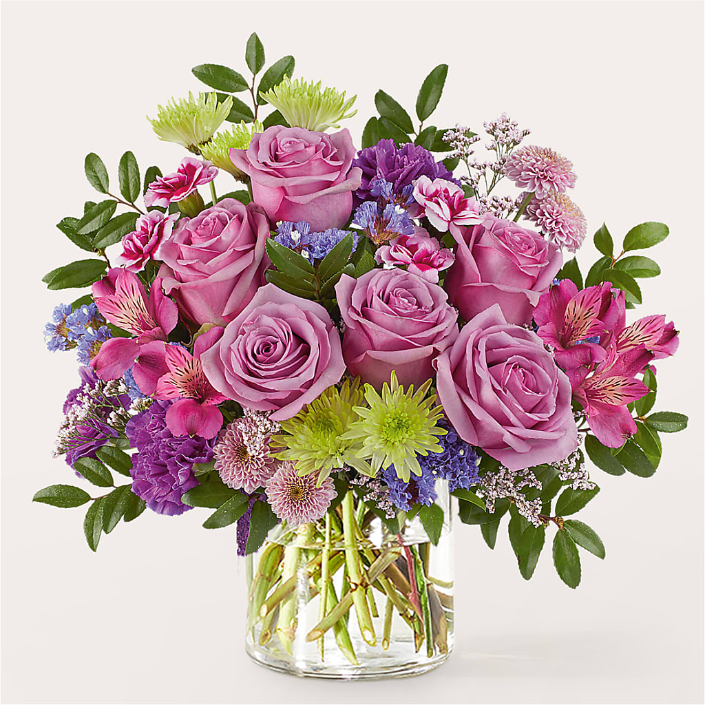Glass Half Full Bouquet –  Oliverios Florist, Bridgeport WV
