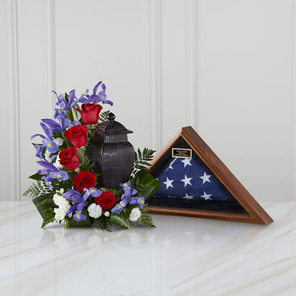 Patriotic Tribute Arrangement –  Oliverios Florist, Bridgeport WV