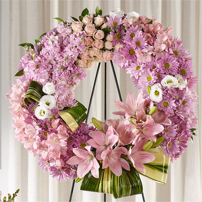 Gift of Warmth Wreath –  Oliverios Florist, Bridgeport WV