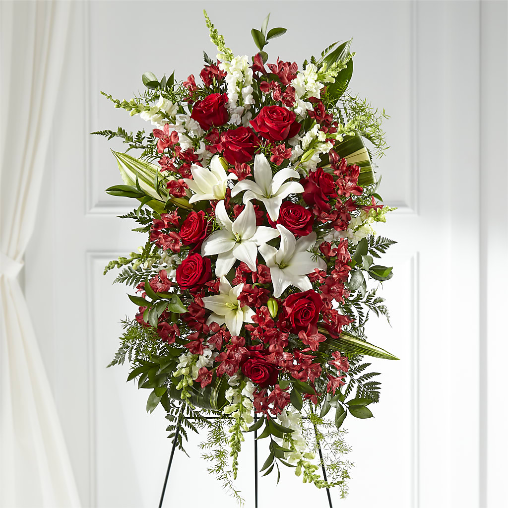 Everlasting Memory Standing Spray –  Oliverios Florist, Bridgeport WV