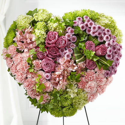 Heartwarming Standing Heart –  Oliverios Florist, Bridgeport WV